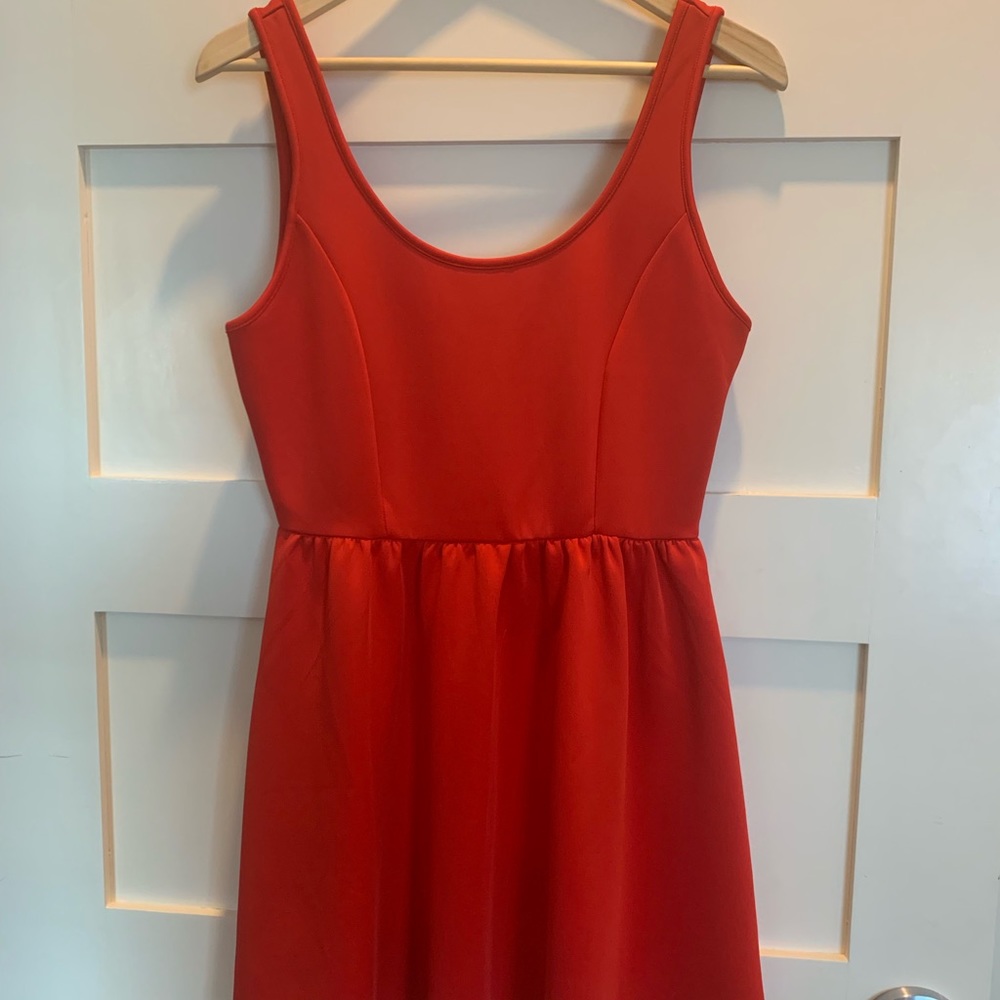 Red; Medium; Baby Doll Dress